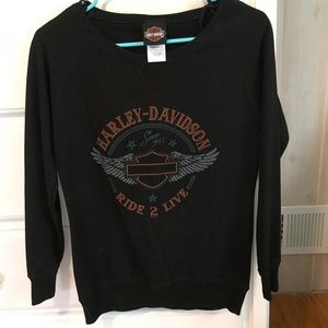 Genuine Harley Davidson sweatshirt- XS -black